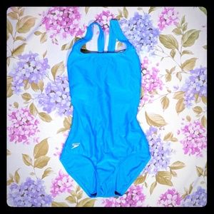 Speedo Aqua one-piece bathing suit swimsuit 8 S M